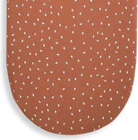SNUZ Οργανικό λινό σεντόνι για καλαθούνα TERRACOTTA