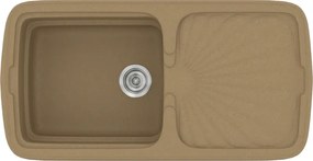 Sanitec Classic 306 (96×51) - Γρανιτένιος νεροχύτης - Metallic COFFE