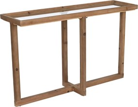 Console Home ESPRIT Καφέ Κρυστάλλινο Έλατο 120 x 33 x 75 cm