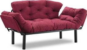 Διθέσιος Καναπές Κρεβάτι Κεραμιδί NITTA 70x150x85