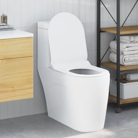 vidaXL Λεκάνη Λευκό 48.5 x 36 x 5 εκ. Πολυπροπυλένιο