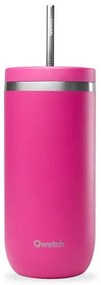 Qwetch Ποτήρι Θερμός Matt Magenta - 600ml
