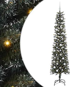vidaXL Τεχνητό Χριστουγεννιάτικο Δέντρο με 300 LED Πράσινο 210 cm