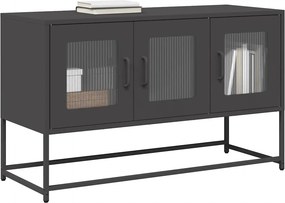 ντουλάπι τηλεόρασης vidaXL Μαύρο 100,5x39x60,5 cm