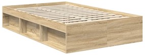 vidaXL Σκελετός Κρεβατιού Σονόμα 120 x 190 cm Στερεά ξυλεία πεύκου