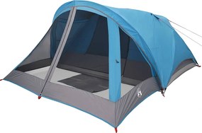 vidaXL Σκηνή Κάμπινγκ 4 Ατόμων Αδιάβροχη Μπλε