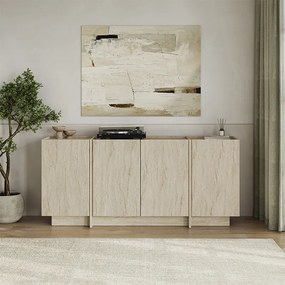 Μπουφές Dorma Megapap χρώμα travertine 180x45x80,2εκ.
