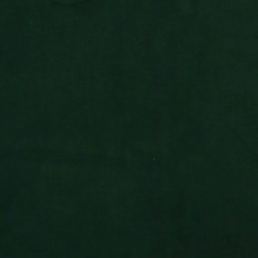 Πάνελ Τοίχου 12 τεμ. Σκούρο Πράσινος 60x15 εκ. 1,08 μ² Βελούδο - Πράσινο