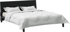 vidaXL Κουβέρτα 2 σε 1 Λευκό 240 x 220 x 8 εκ Πολυεστέρας