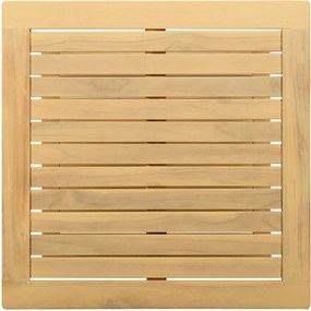 vidaXL Τραπεζάκι Πλευράς Φυσικό Λάδι 45 x 45 x 45 cm