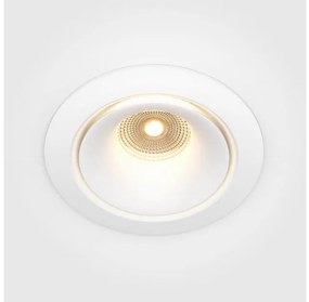 Χωνευτό Σποτ Οροφής LED 12W Yin 3000K Λευκό DL031-L12W3K-D-W MAYTONI-DL031-L12W3K-D-W-Λευκό DL031-L12W3K-D-W