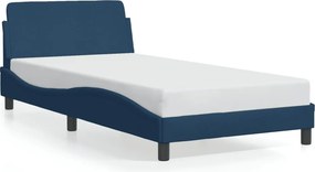 vidaXL Σκελετός Κρεβατιού με Κεφαλάρι Dover 100x200 εκ. Ύφασμα