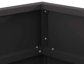 vidaXL Φωτιά Μαύρο 50 x 50 x 38 εκ. Κρύα έλαση από χάλυβα