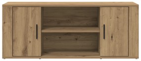 vidaXL Κονσόλα τηλεόρασης Artisan Oak 100x35x40 εκ. Κατασκευασμένη από MDF