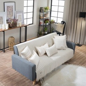 Ριχτάρι Jersey 01 Ecru Teoran Armchair Acrylic,Cotton,Polyester