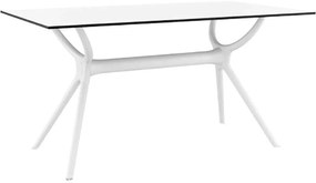 Τραπέζι Air 140Χ80Εκ. White Laminate 12Mm