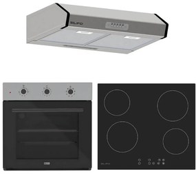 SILIFO ΣΕΤ ΦΟΥΡΝΟΣ SF6008 INOX + ΕΣΤΙΑ ΚΕΡΑΜΙΚΗ SF6821HV4 + ΑΠΟΡΡΟΦΗΤΗΡΑΣ ΕΛΕΥΘΕΡΟΣ SF6683 INOX 2 ΜΟΤΕΡ 60CM (4 ΕΤΗ ΕΓΓΥΗΣΗ ΕΛΛΗΝΙΚΗΣ ΑΝΤΙΠΡΟΣΩΠΕΙΑΣ) SILIFO 999-002-92264