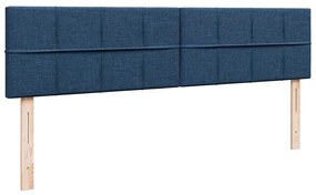 Οθωμανικό κρεβάτι με στρώμα μπλε 180x200cm ύφασμα 3311483