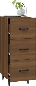 vidaXL Ντουλάπι Καφέ Δρυς 34,5 x 34 x 90 εκ. Επεξεργασμένο Ξύλο