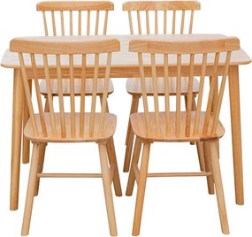 Τραπέζι Nextdeco Setra oak χρώμα φυσικό Υ74x120x75εκ.