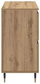 vidaXL Πλαϊνό γραφείο Καφέ 60 x 35 x 70 cm Επεξεργασμένο ξύλο