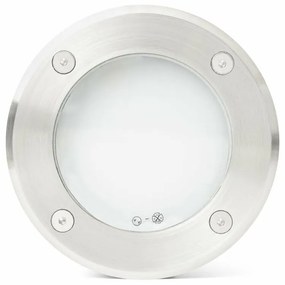Φωτιστικό Δαπέδου Χωνευτό Lio 71495 1GX53 6W 3000K IP67 12x7,5cm Satin Stainless Faro Barcelona