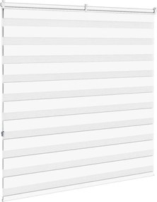 vidaXL Ζέβρα τυφλή Καφέ Πλάτος υφάσματος 135,9 εκ. Πολυεστέρας