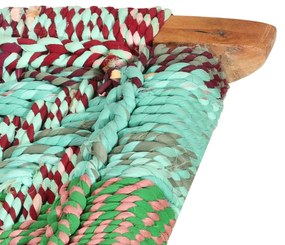 vidaXL Καρέκλα Πτυσσόμενη με Πολύχρωμο Ύφασμα Chindi