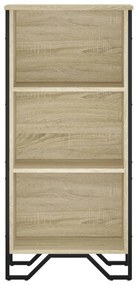 vidaXL Βιβλιοθήκη Sonoma Δρυς 50x31x106 εκ. από Επεξεργασμένο Ξύλο