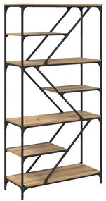 vidaXL Ράφι Βιβλίων Artisan Oak 91 x 36 x 176 εκ Επεξεργασμένο ξύλο