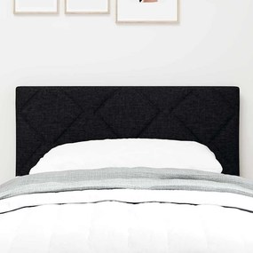 vidaXL LED κεφαλάρι Μαύρο 80 cm ύφασμα