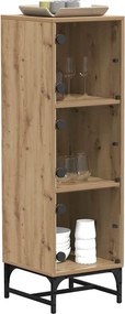 vidaXL Πλαϊνό γραφείο Artisan Oak 35 x 37 x 117 εκ.