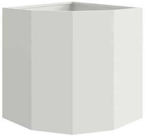 vidaXL Γωνιακό Ροδόδεντρο Λευκό 45 x 45 x 50 εκ Ατσάλι