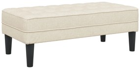 vidaXL Παγκάκι Λινό 113x57x39 εκ