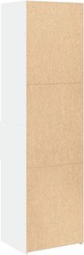 vidaXL Ντουλάπι Λευκό 50x42,5x185 εκ. από Επεξεργασμένο Ξύλο