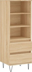 vidaXL Ντουλάπι Sonoma Δρυς 40x36x110 εκ. από Επεξεργασμένο Ξύλο