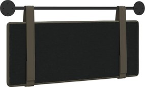 vidaXL Κρεμαστό Κεφαλάρι Επιτοίχιο Γκρι 100 cm Τεχνητό Δέρμα