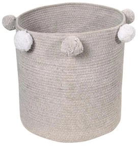 Καλάθι Αποθήκευσης Bubbly LOR-BSK-BUBBLY-GREY Γκρι 30X30X30Cm Lorena Canals Cotton