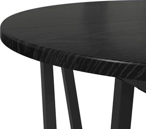 vidaXL Σετ βοηθητικά τραπεζάκια 2 pcs Μαύρη Οξυά