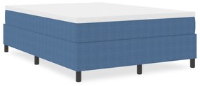 vidaXL Κρεβάτι με ελατήριο Μπλε 160x200 εκ. από Κορντούρα