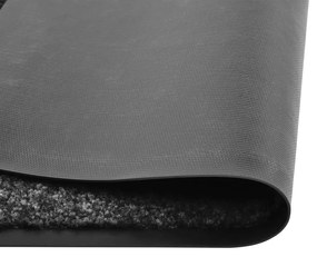 vidaXL Πατάκι Εισόδου Πλενόμενο Μαύρο 90 x 150 εκ.