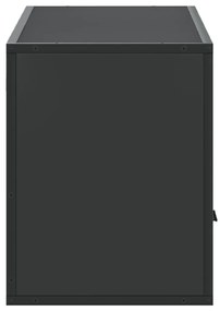 vidaXL Έπιπλο Τηλεόρασης Μαύρο 100x31x39,5 εκ. Επεξεργ. Ξύλο / Μέταλλο