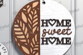 Σετ των 2 Intra απο ξύλο plywood 3mm-4mm πάχος – Ξύλινη πινακίδα υποδοχής με λέιζερ Δίασταση  20x20 cm INTRAFABR-112121829