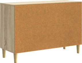 vidaXL Πλαϊνό γραφείο Sonoma Δρυς 89 x 34,5 x 60 εκ.