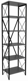 Ραφιέρα Δαπέδου Suadiye 854KLN3613 50x30x180cm Anthracite