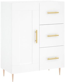 vidaXL Ντουλάπι Λευκό 69,5x34x180 εκ. από Επεξεργασμένο Ξύλο