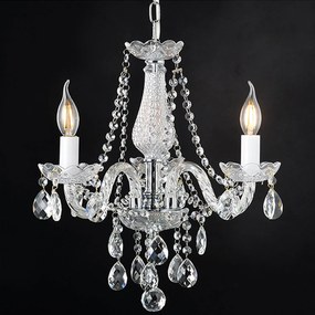 Φωτιστικό Οροφής BLK80413PCC Clear Crystal, Metal