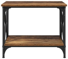vidaXL Τραπεζάκι Πλευράς Παλιό ξύλο 55 x 38 x 45 εκ Επεξεργασμένο ξύλο