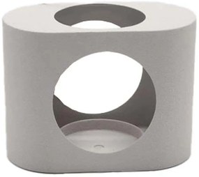 Βάση Ρεσώ Ntaf 033248 18x10x13,3cm White Μέταλλο,Γυαλί