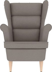 vidaXL πολυθρόνα Taupe 74x84x100 cm Ύφασμα